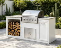 Outdoor stainless steel 201 cabinet doors