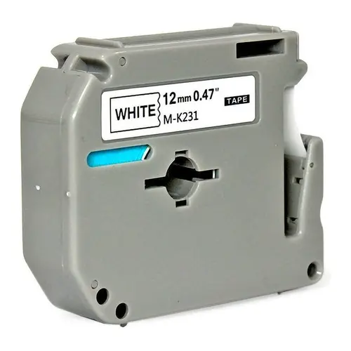 M-K231 12mm Thermal Label Cartridge for Brother PT-80/70/90