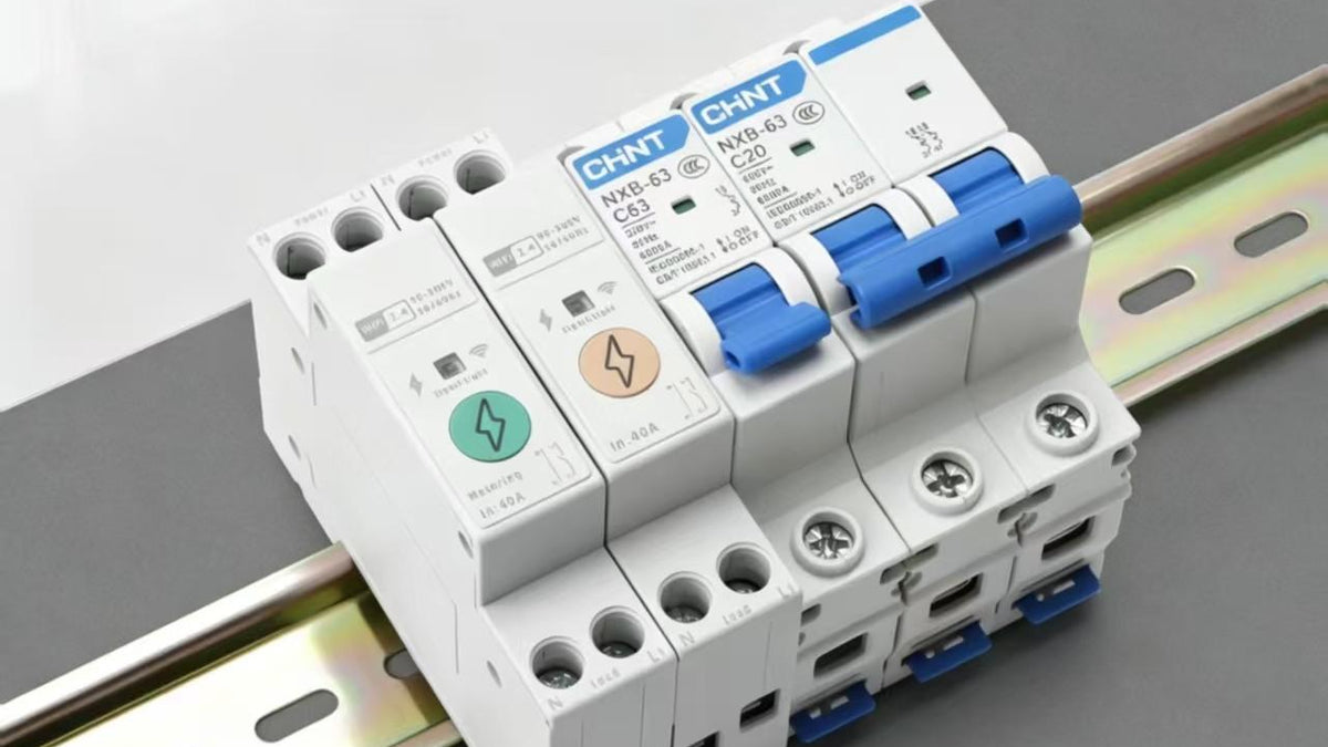 C45 DIN Rail 25/35cm, U-Shaped Breaker Mounting Rail, 3-Pack