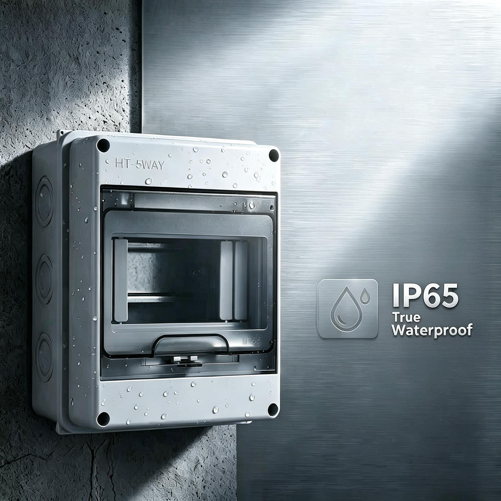 IP65 Waterproof Outdoor Distribution Box, Plastic Enclosure for EV & Metering