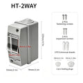IP65 Waterproof Outdoor Distribution Box, Plastic Enclosure for EV & Metering