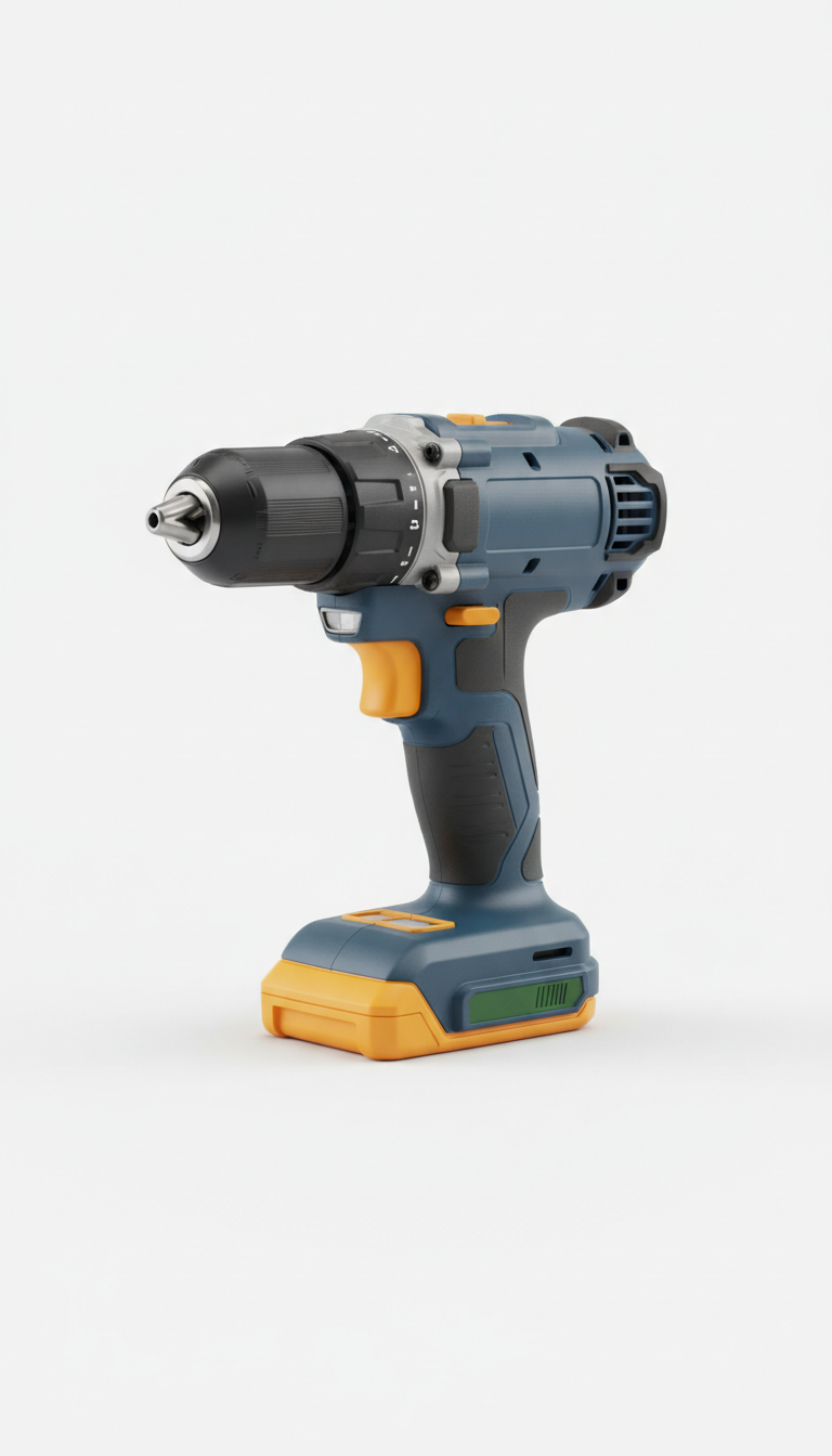 Cordless Power Drill with Fast-Charge Battery