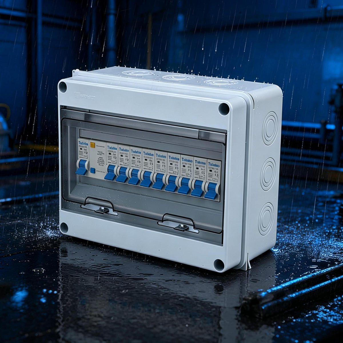 IP65 Waterproof Outdoor Distribution Box, Plastic Enclosure for EV & Metering