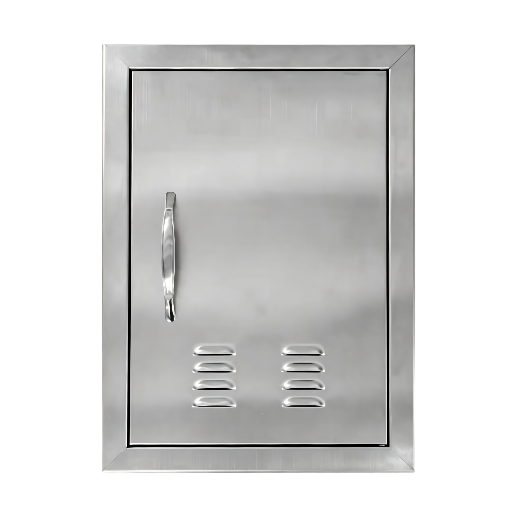 outdoor barbecue cabinet door, stainless steel double doors