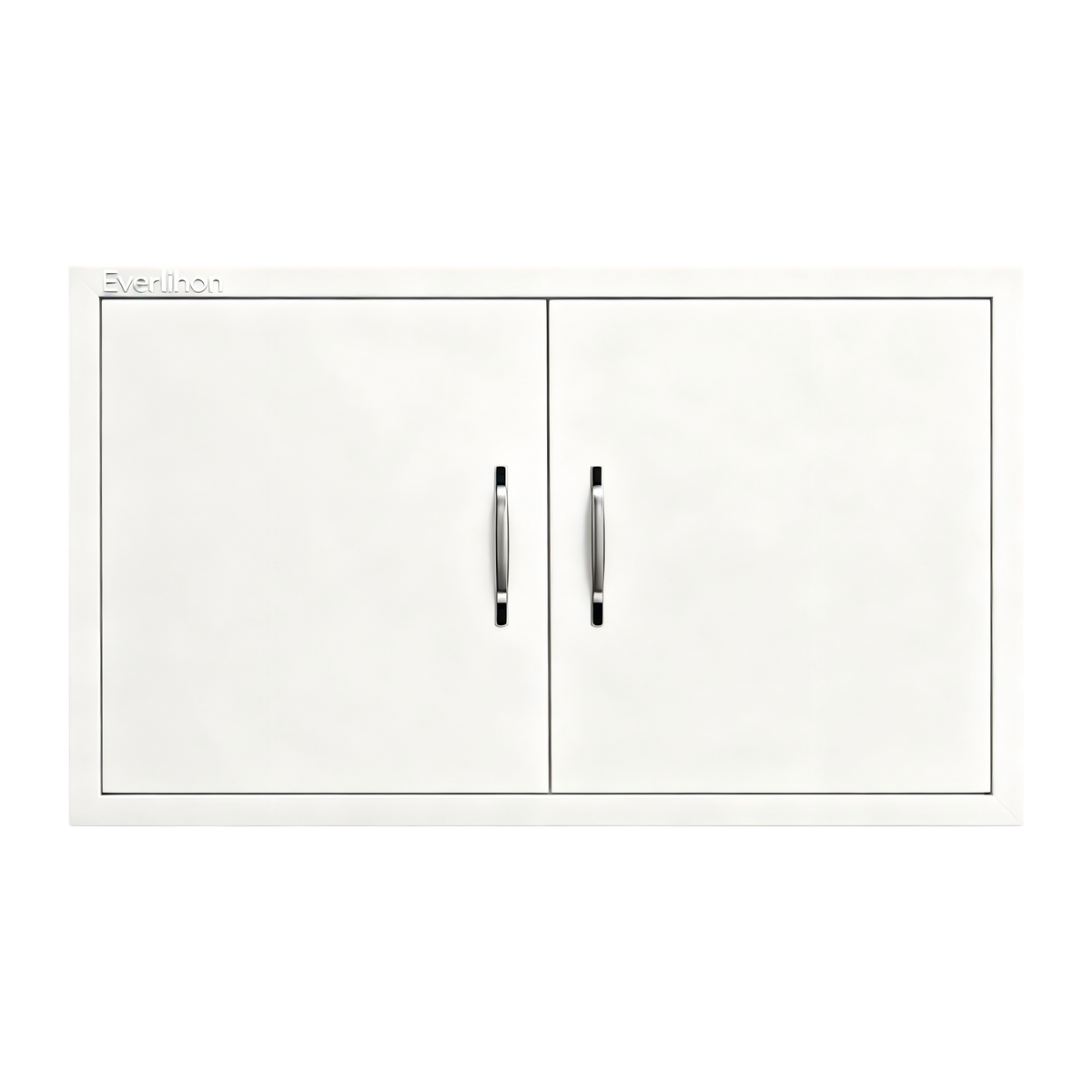 201 Stainless Steel Double BBQ Door with Optional Inner Cross Beam, Custom Sizes