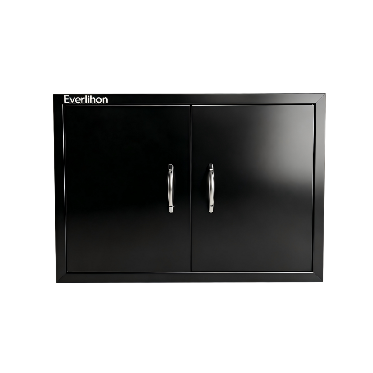 201 Stainless Steel Outdoor BBQ Door 27.56 x 18.58 Inch, Right-Angle Frame, Drop-In