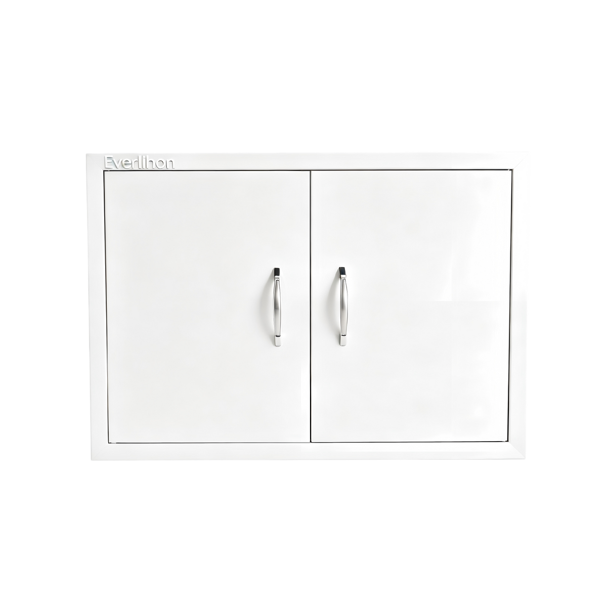 201 Stainless Steel Outdoor BBQ Door 27.56 x 18.58 Inch, Right-Angle Frame, Drop-In