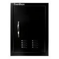 Powder-Coated Iron Vented Single BBQ Door 14 x 20 Inch, Compact Access, Louvered