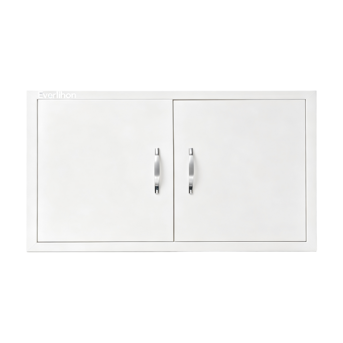 Black 201 Stainless Steel Double BBQ Door 31 x 24 Inch, Wide Access Opening