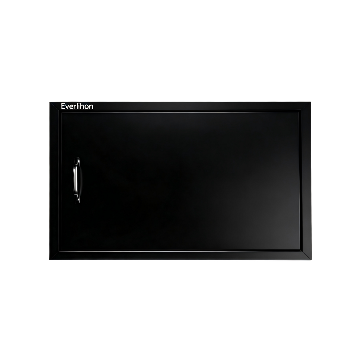 201 Stainless Steel Single BBQ Door 27 x 20 Inch, Exposed Handle, Flush-Mount