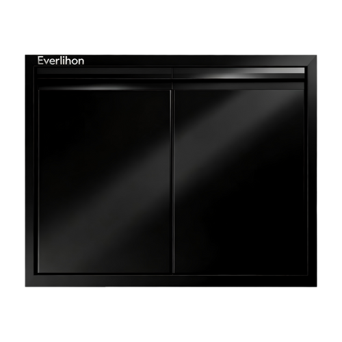 201 Stainless Steel Recessed Double BBQ Door 30 x 21 Inch, Flush Handle, Outdoor Kitchen