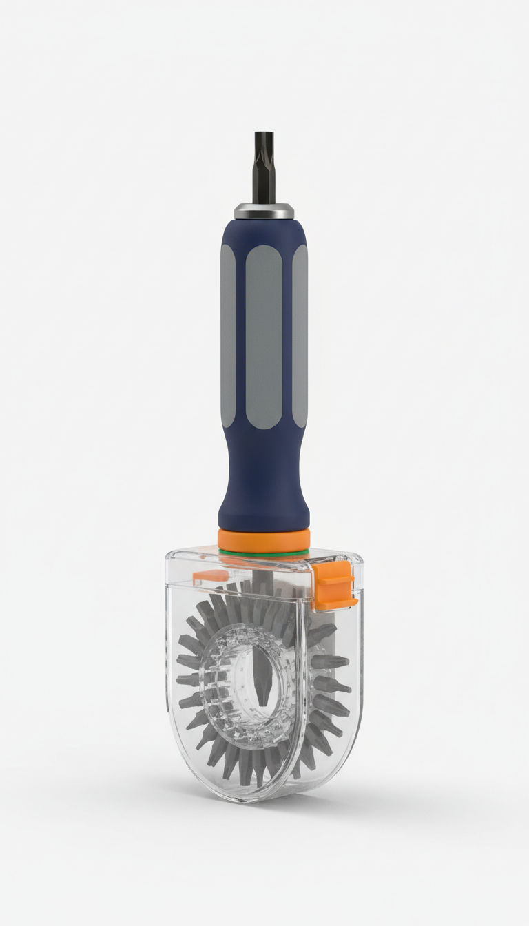 Multi-Bit Screwdriver Set with Magnetic Tips